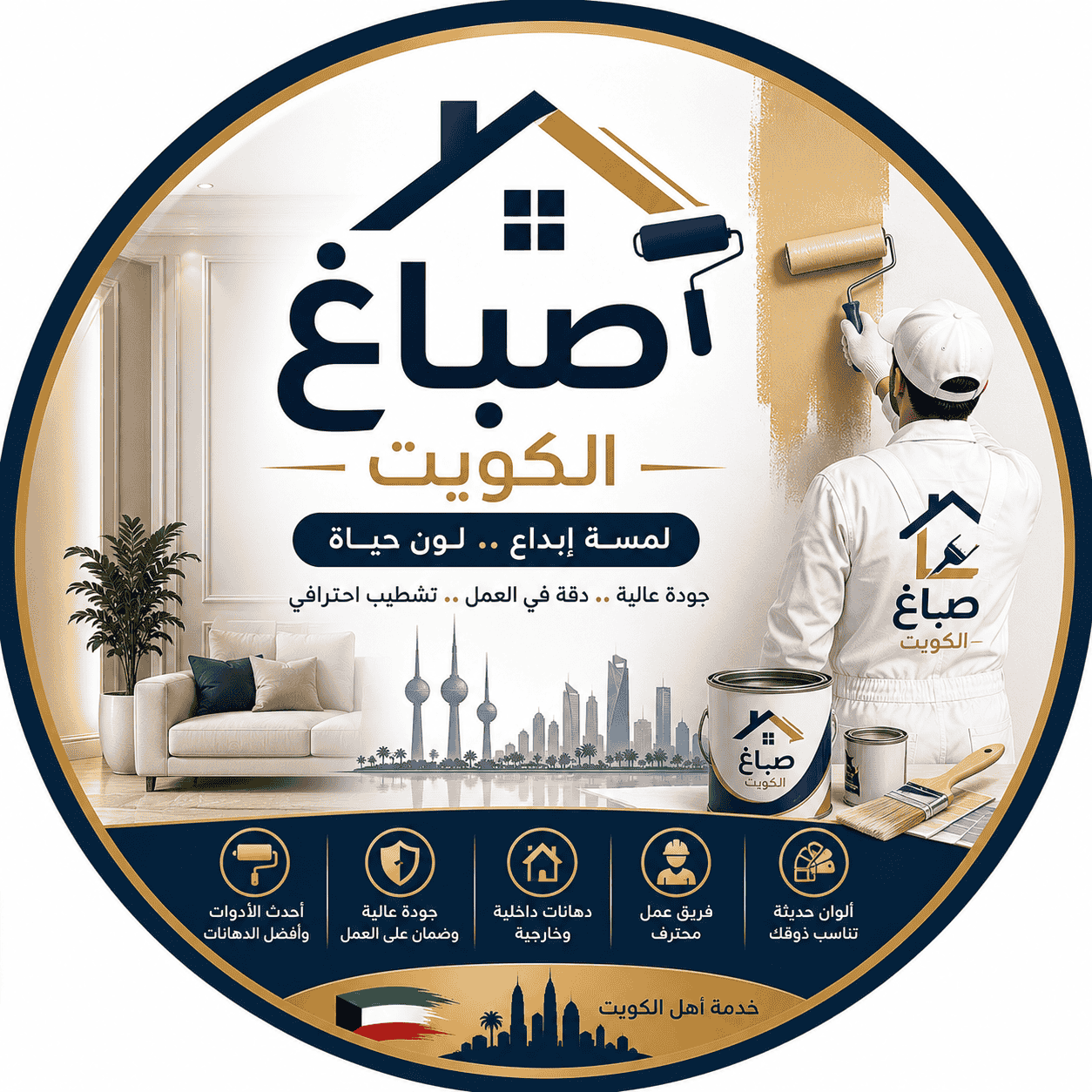 شعار اصباغ الكويت